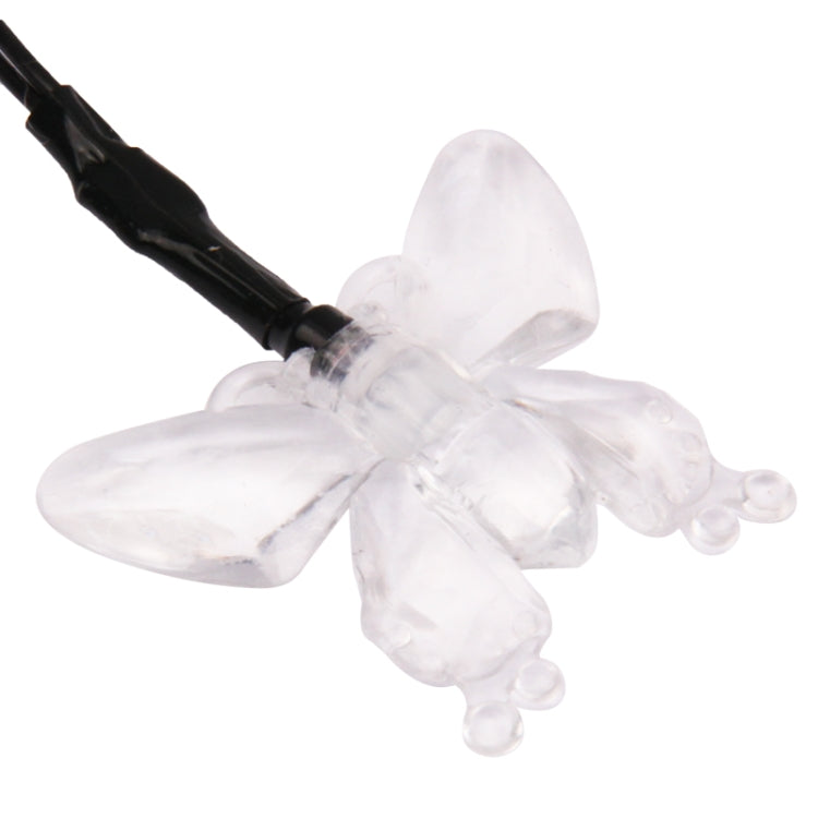 Multicolour String Light Festival Lamp / Decoration Light, Butterfly Style Solar Powered 30-LED