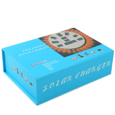 Solar Energy Charger for iPhone / iPad / iPod touch, MP3 / MP4, Digital Camera and other Mobile Phone, Solar Panel: 0.7W / 0.4W, Built-in Lithium Battery: 2600mAh