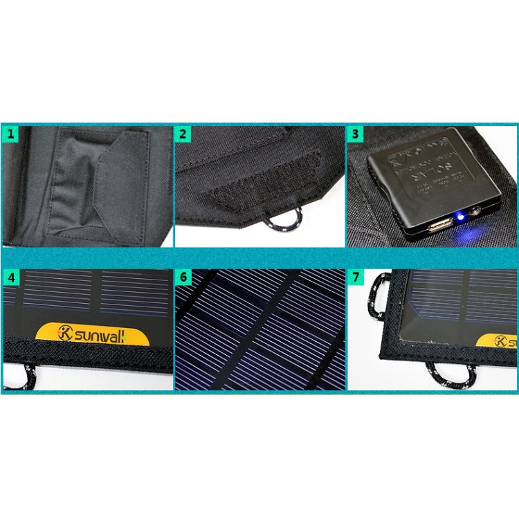 21W Portable Folding Solar Panel / Solar Charger Bag for Laptops / Mobile Phones, 18V / 5V