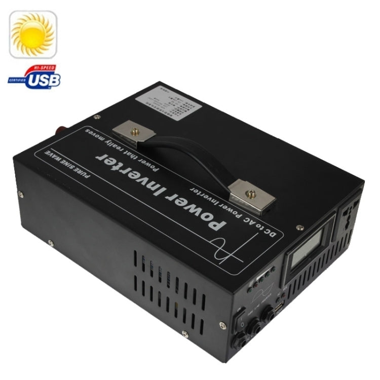 YPY-500A2 Home Lighting Solar Power Supply System, Support USB Output & Solar Power Panel(Black)