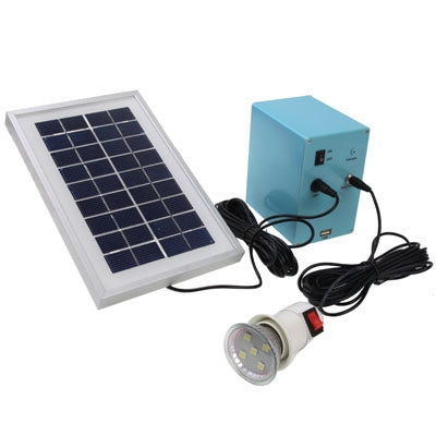 Solar Energy Home Lighting System with 0.5W LED Lamp