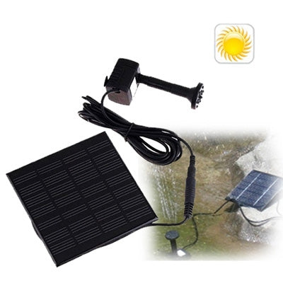 Solar Power Pool Water Pump Garden Plants Watering Kit / Fountain Water Pump(Black)