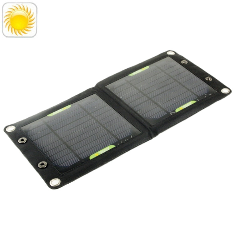 2 x 3W Portable Folding Solar Panel(Black)