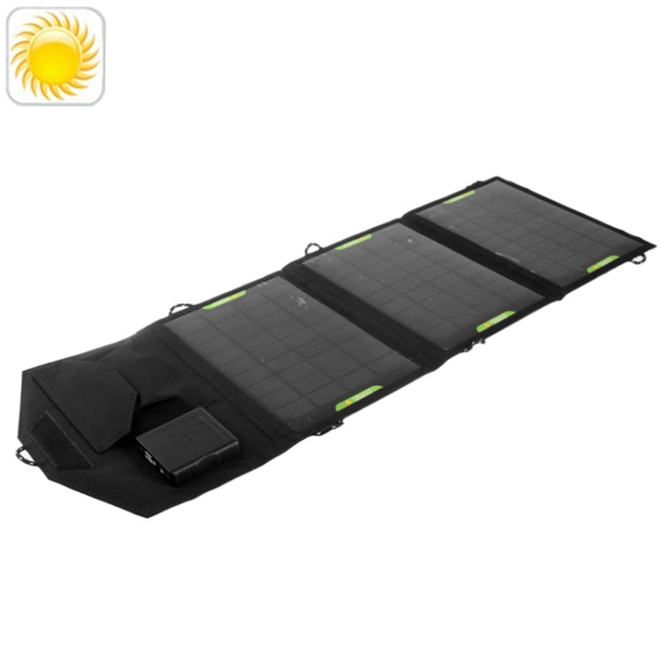 3 x 3.5W Portable Folding Solar Panel(Black)