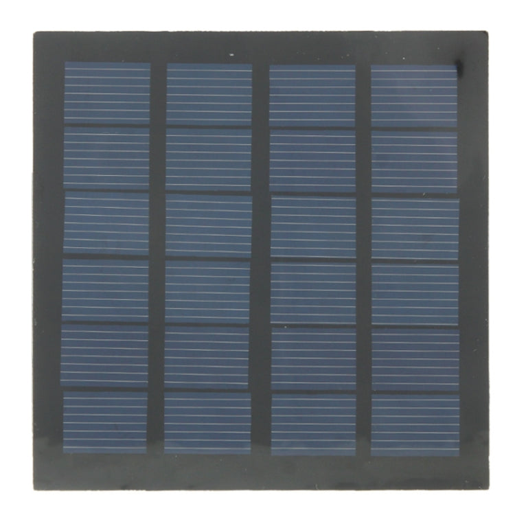1.5W Laminated Solar Monocrystalline Silicon Cell Panel(Black)