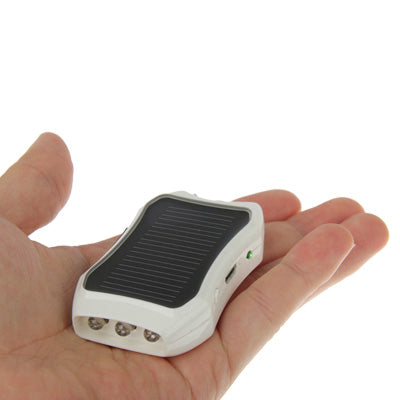 1200mAh Mini Solar Energy Charger for iPhone / iPad / iPod touch, MP3 / MP4, Digital Camera and other Mobile Phone(White)