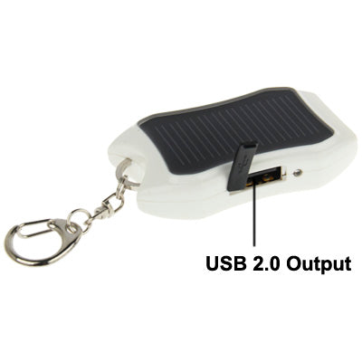 1200mAh Mini Solar Energy Charger for iPhone / iPad / iPod touch, MP3 / MP4, Digital Camera and other Mobile Phone(White)
