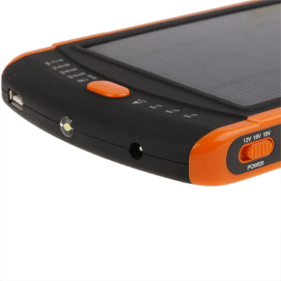 23000mAh Solar High Capacity Laptop Charger with Flashlight & Ten Mobile Phone Kinds of Connectors & Notebook Adapter