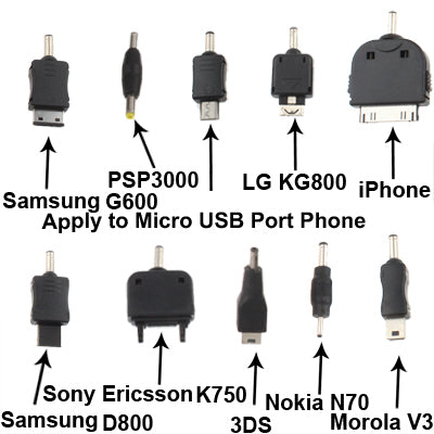 23000mAh Solar High Capacity Laptop Charger with Flashlight & Ten Mobile Phone Kinds of Connectors & Notebook Adapter