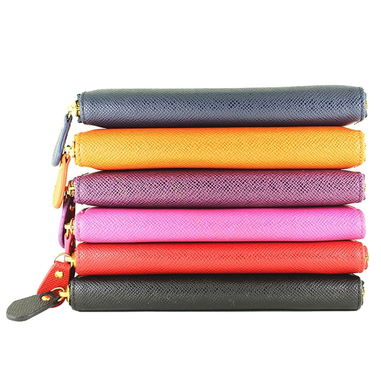 5.5 inch Universal Cross Texture High-capacity Bag with Card Slot & Wallet & Zipper