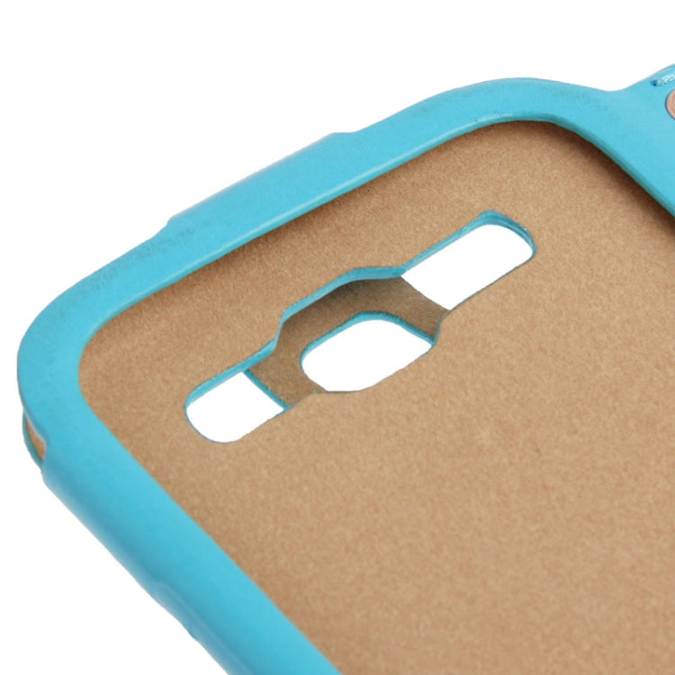 Crazy Horse Texture Touch Screen Vertical Style Leather Case with Lanyard & Earphone Winder for Galaxy S III / i9300