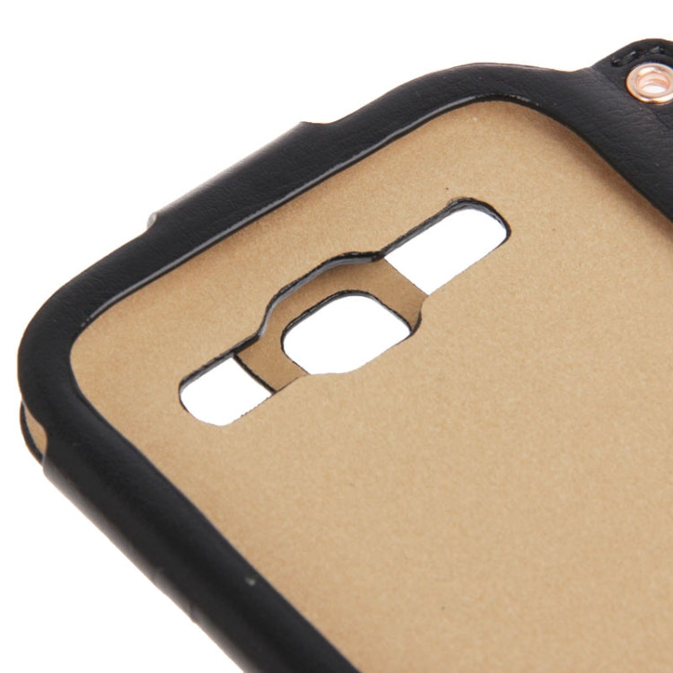 Crazy Horse Texture Touch Screen Vertical Style Leather Case with Lanyard & Earphone Winder for Galaxy S III / i9300