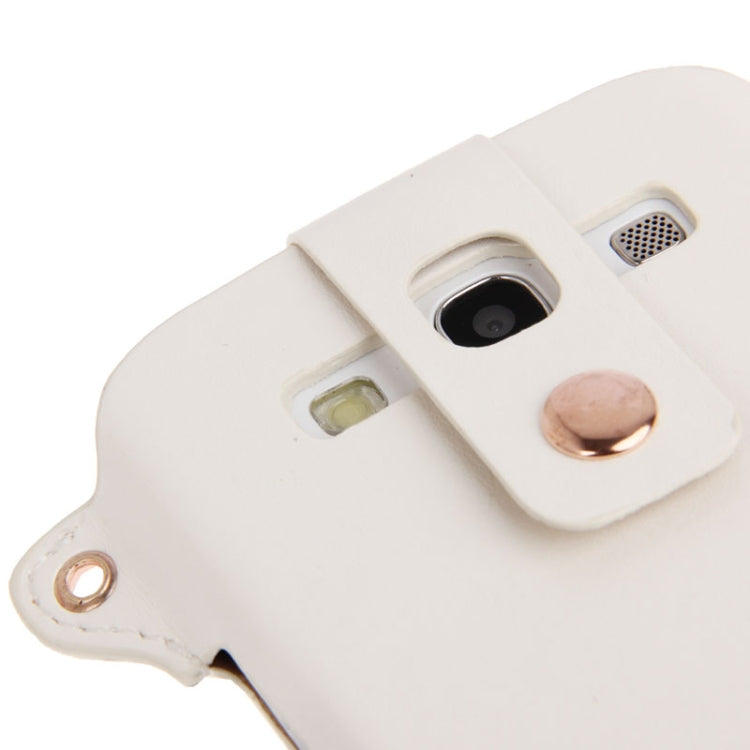 Crazy Horse Texture Touch Screen Vertical Style Leather Case with Lanyard & Earphone Winder for Galaxy S III / i9300