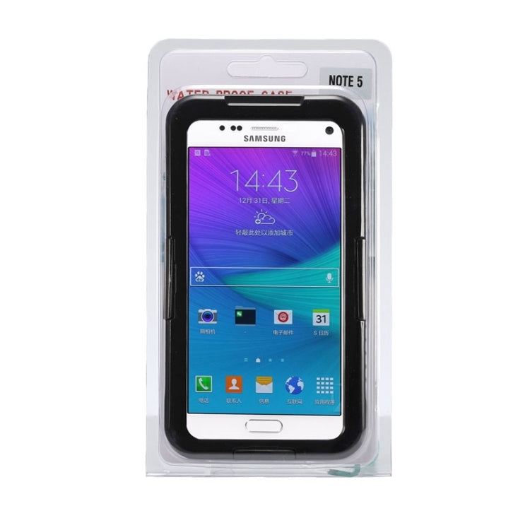 IPX8 TPU + PC Waterproof Protective Case with Lanyard for Galaxy Note 5 / N920