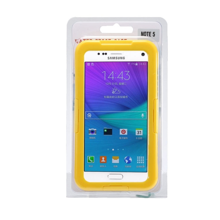 IPX8 TPU + PC Waterproof Protective Case with Lanyard for Galaxy Note 5 / N920
