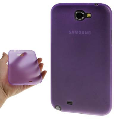 Ultra Thin Scrub Plastic  Protection Shell for Galaxy Note II / N7100(Purple)