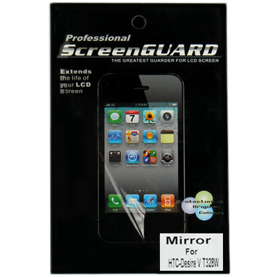 Mirror LCD Screen Protector with Fag for HTC Desire V/T328W
