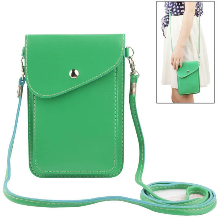 Universal Lichee Pattern Leather Bag with Strap for iPhone 6 & 6SS Plus, Galaxy S6 edge Plus / A8 / Note 5 / Note 4 / Note III / N9000