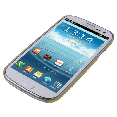 Maneki Neko Pattern Anti-scratch Plastic Protective Case for Galaxy SIII / i9300(Yellow)