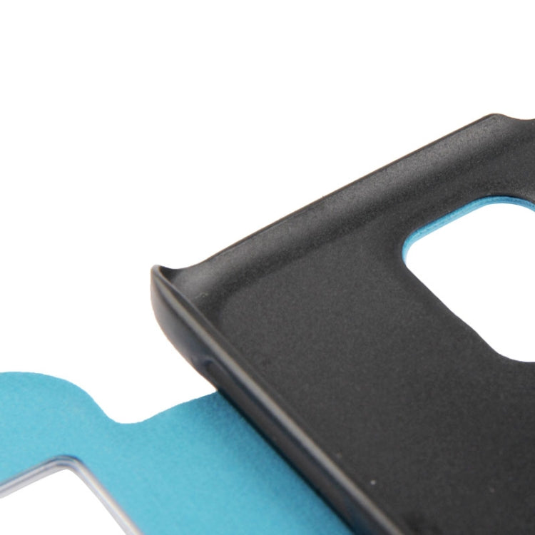 Lines Oracle Texture Leather Case with Call Display ID & Holder for Galaxy S5 / G900