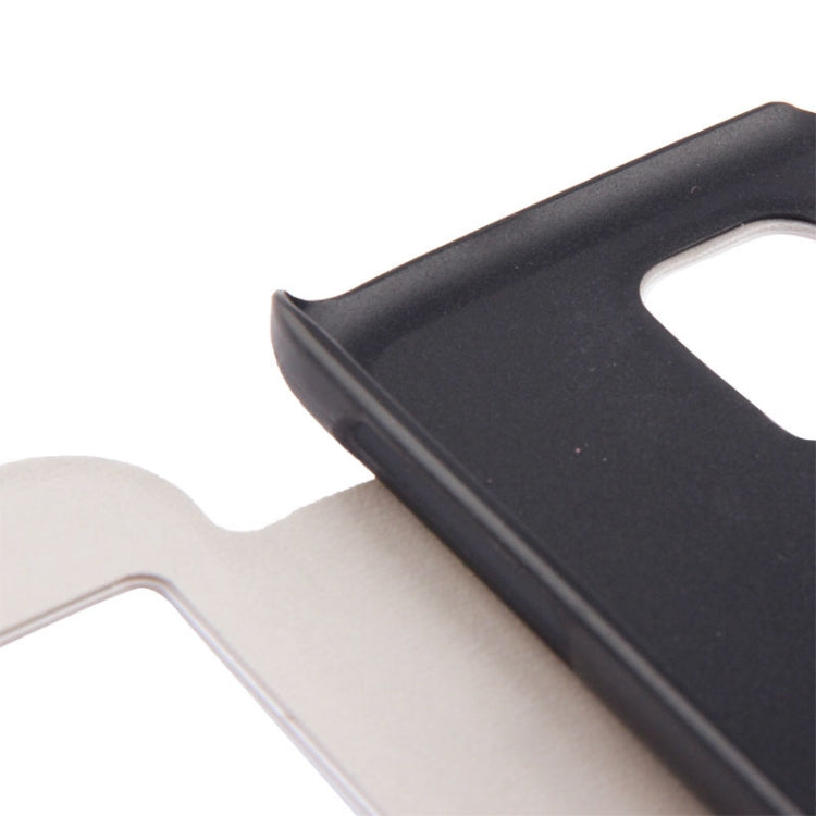 Lines Oracle Texture Leather Case with Call Display ID & Holder for Galaxy S5 / G900