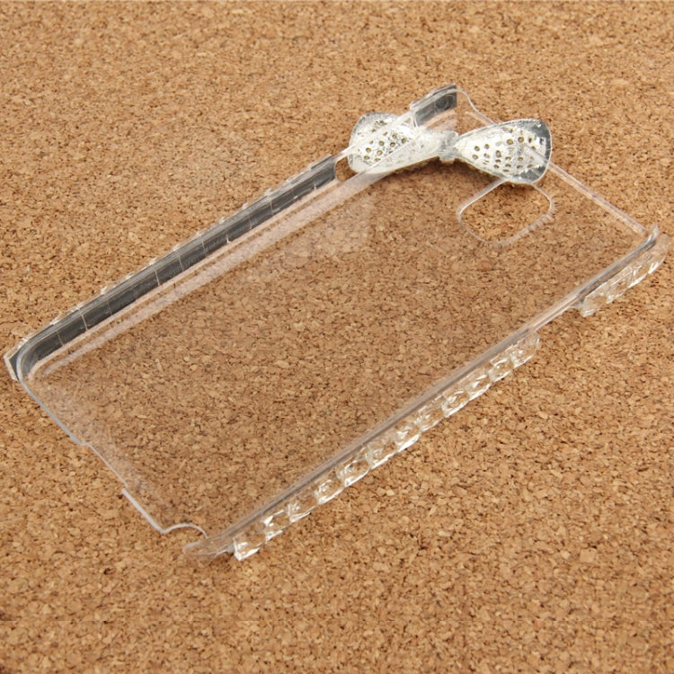 Diamond Bowknot Encrusted Crystal Case for Galaxy Note III / N9000(Transparent)