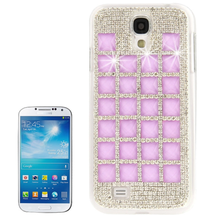 Crystal Stones Diamond Encrusted Plastic Case for Galaxy S IV / i9500
