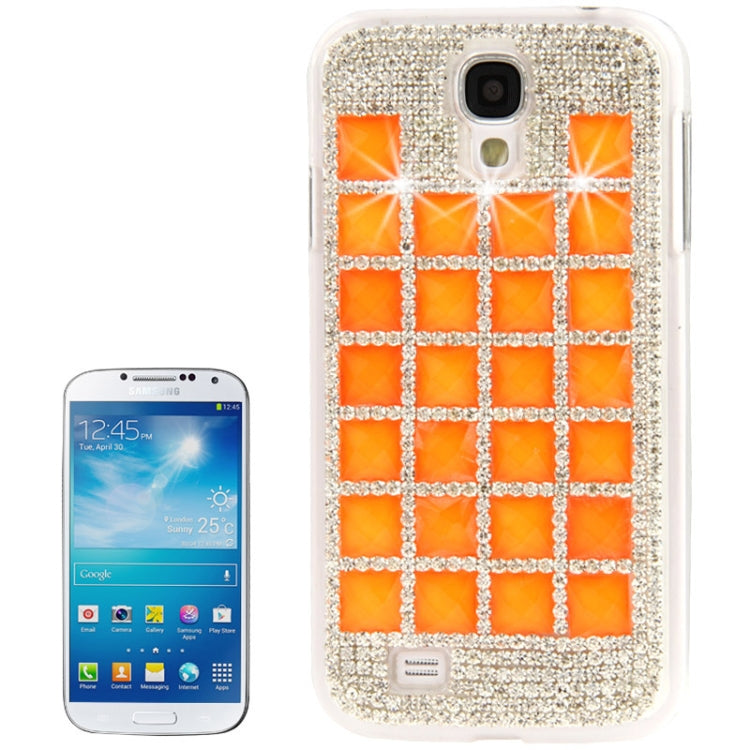 Crystal Stones Diamond Encrusted Plastic Case for Galaxy S IV / i9500
