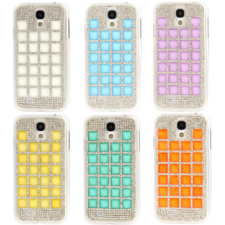 Crystal Stones Diamond Encrusted Plastic Case for Galaxy S IV / i9500