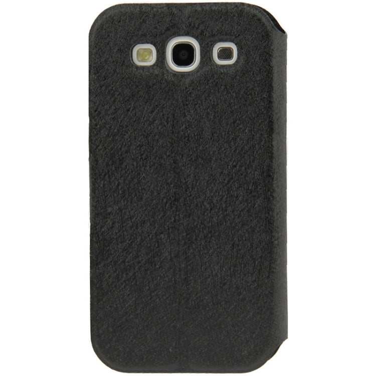 Diamond Encrusted Horizontal Flip Leather Case with Card Slots & Holder for Galaxy SIII / i9300