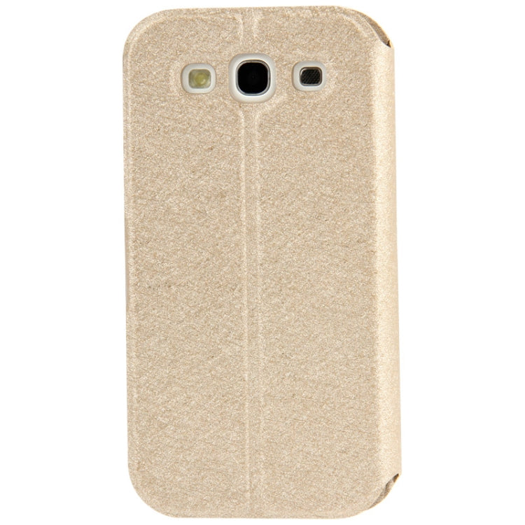 Diamond Encrusted Horizontal Flip Leather Case with Card Slots & Holder for Galaxy SIII / i9300