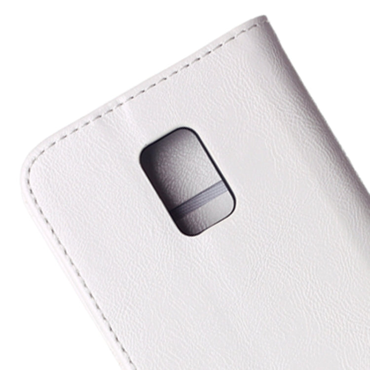 Crazy Horse Texture Horizontal Flip Leather Case with Card Slots & Holder for Galaxy S5 mini / G800(White)