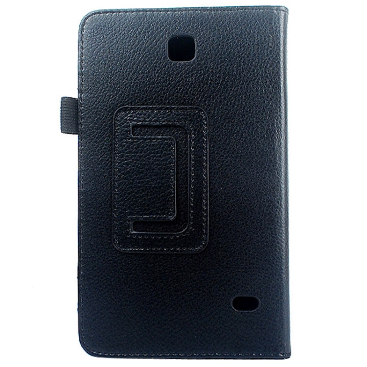 Pure Color Pattern Horizontal Flip Leather Case with Holder for Galaxy Tab 4 7.0 / SM-T230