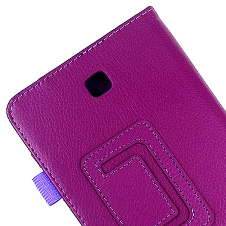 Pure Color Pattern Horizontal Flip Leather Case with Holder for Galaxy Tab 4 7.0 / SM-T230