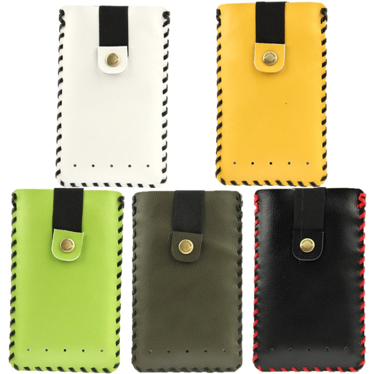 SHOWKOO Angel series 5.7 inch Universal Lichi Texture Vertical Style Leather Case for iPhone 6s & 6s Plus, iPhone 6 & 6 Plus, Galaxy S6 / S6 edge / S6 edge+ / Note 5 Edge / Note 5 / Note 4 / Note 3, HTC, Sony (Army Green)