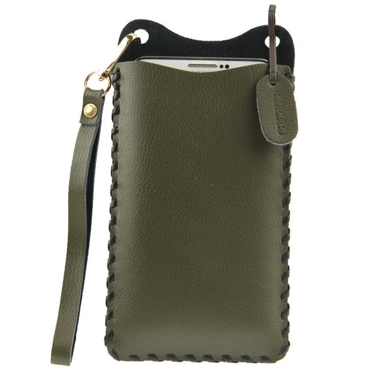 SHOWKOO Angel series Lichi Texture Vertical Style Leather Case with Lanyards for Galaxy Note III / N9000
