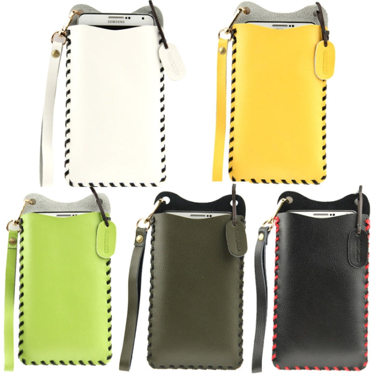 SHOWKOO Angel series Lichi Texture Vertical Style Leather Case with Lanyards for Galaxy Note III / N9000