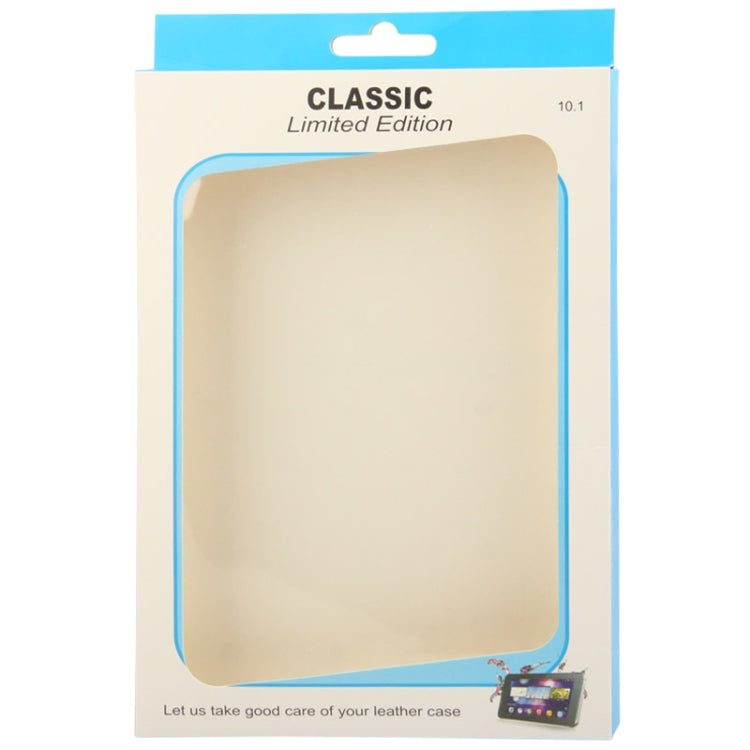 Color Box Packing for Galaxy Tab Pro 10.1 / SM-T520 / Note 10.1 / Tab 3 10.1 / P5200 Leather Case