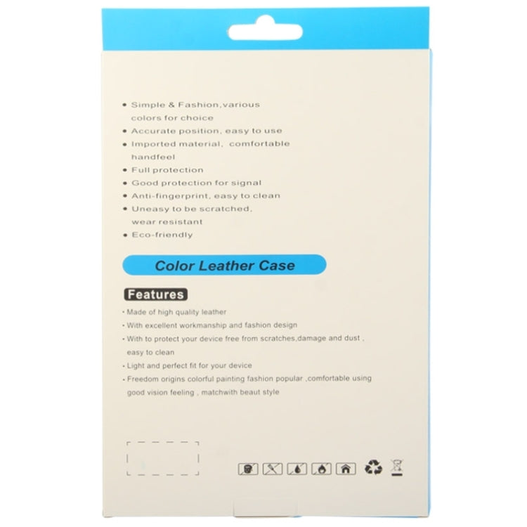 Color Box Packing for Galaxy Tab Pro 10.1 / SM-T520 / Note 10.1 / Tab 3 10.1 / P5200 Leather Case
