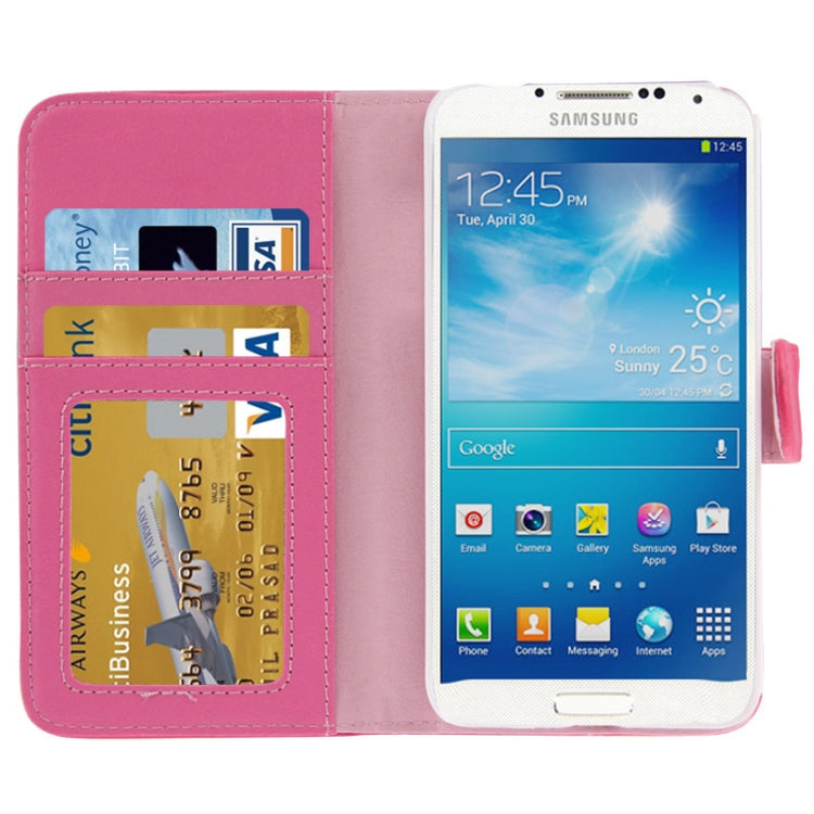 Litchi Texture Leather Case with Holder & Credit Card Slot for Galaxy J / N705T