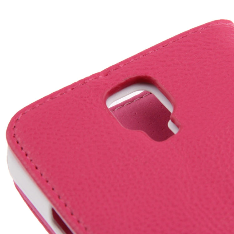 Litchi Texture Leather Case with Holder & Credit Card Slot for Galaxy J / N705T