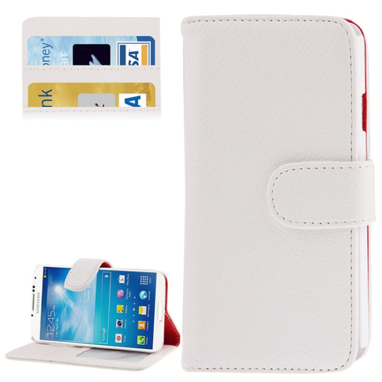 Litchi Texture Leather Case with Holder & Credit Card Slot for Galaxy J / N705T