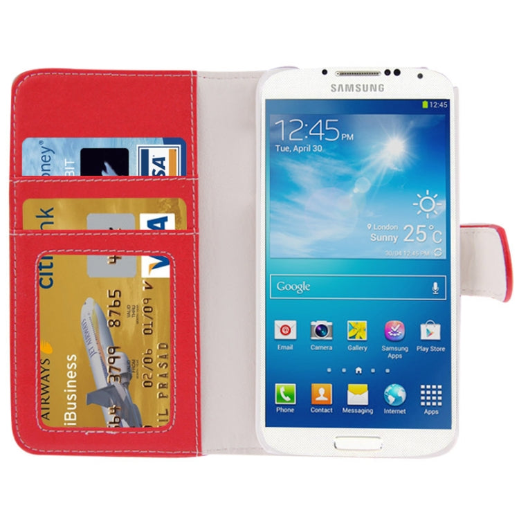 Litchi Texture Leather Case with Holder & Credit Card Slot for Galaxy J / N705T