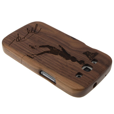 Dunk Pattern Detachable Wood Material Case for Galaxy SIII / i9300