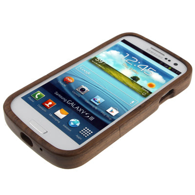 Dunk Pattern Detachable Wood Material Case for Galaxy SIII / i9300