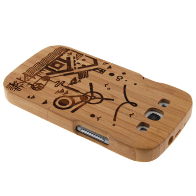Scenery Pattern Detachable Wood Material Case for Galaxy SIII / i9300
