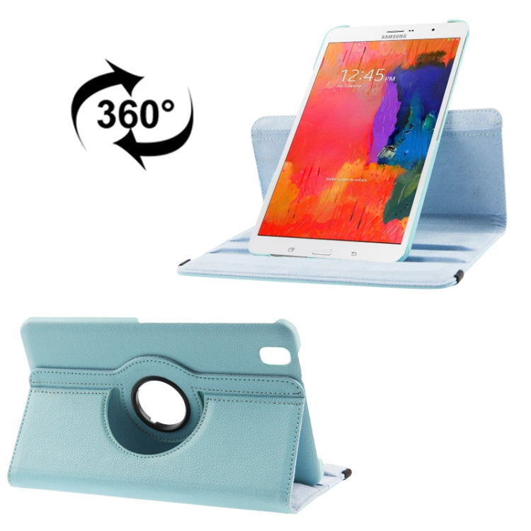 360 Degree Rotatable Litchi Texture Leather Case with 2-angle Viewing Holder for Galaxy Tab Pro 8.4 / T320