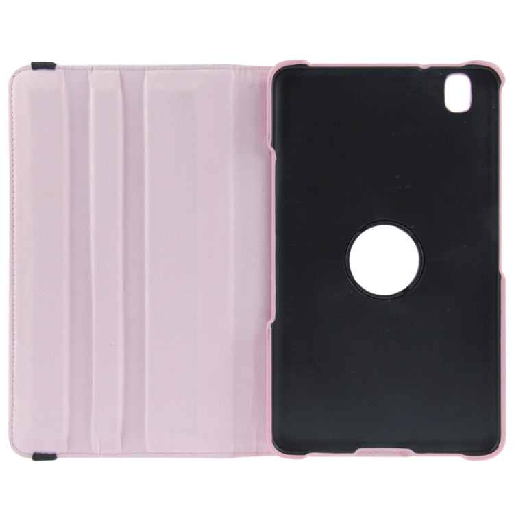 360 Degree Rotatable Litchi Texture Leather Case with 2-angle Viewing Holder for Galaxy Tab Pro 8.4 / T320