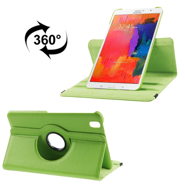 360 Degree Rotatable Litchi Texture Leather Case with 2-angle Viewing Holder for Galaxy Tab Pro 8.4 / T320