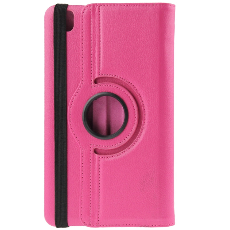 360 Degree Rotatable Litchi Texture Leather Case with 2-angle Viewing Holder for Galaxy Tab Pro 8.4 / T320